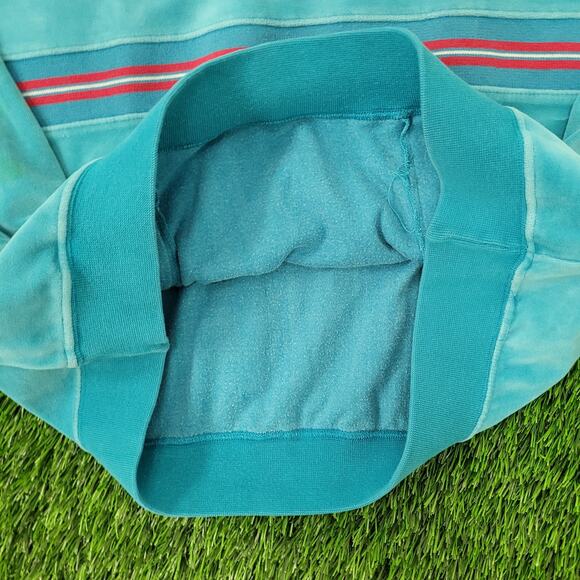 Vintage 90s MOD Velour Collared Sweater Womens M 21x24 Baggy - Picture 13 of 13